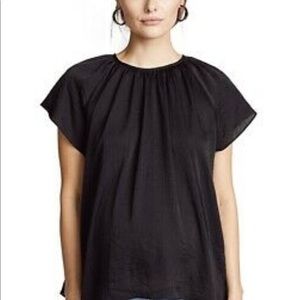 Hatch black maternity blouse